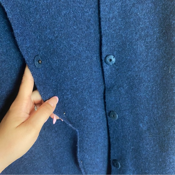 Eileen Fisher 100% Wool Open Cardigan Sweater Size XS - Picture 5 of 7